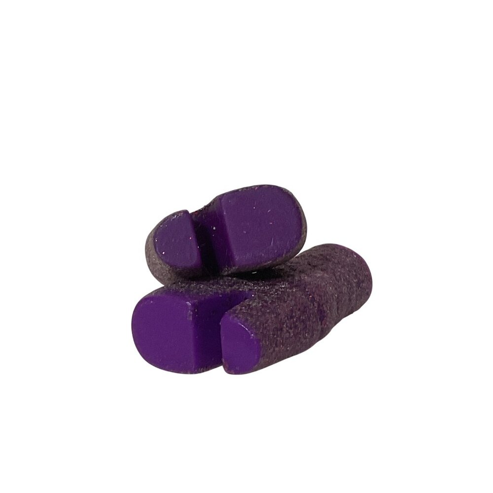 1999 On Stage Baby Spice Girls Purple High Heel Boot Shoes 1.5" - Picture 4 of 4
